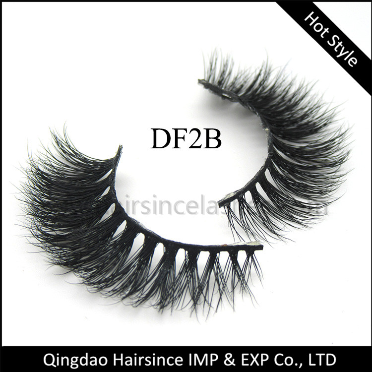 Cheap price normal styles 3D mink lashes, horse hair lashes, silk hair lashes from Alibaba